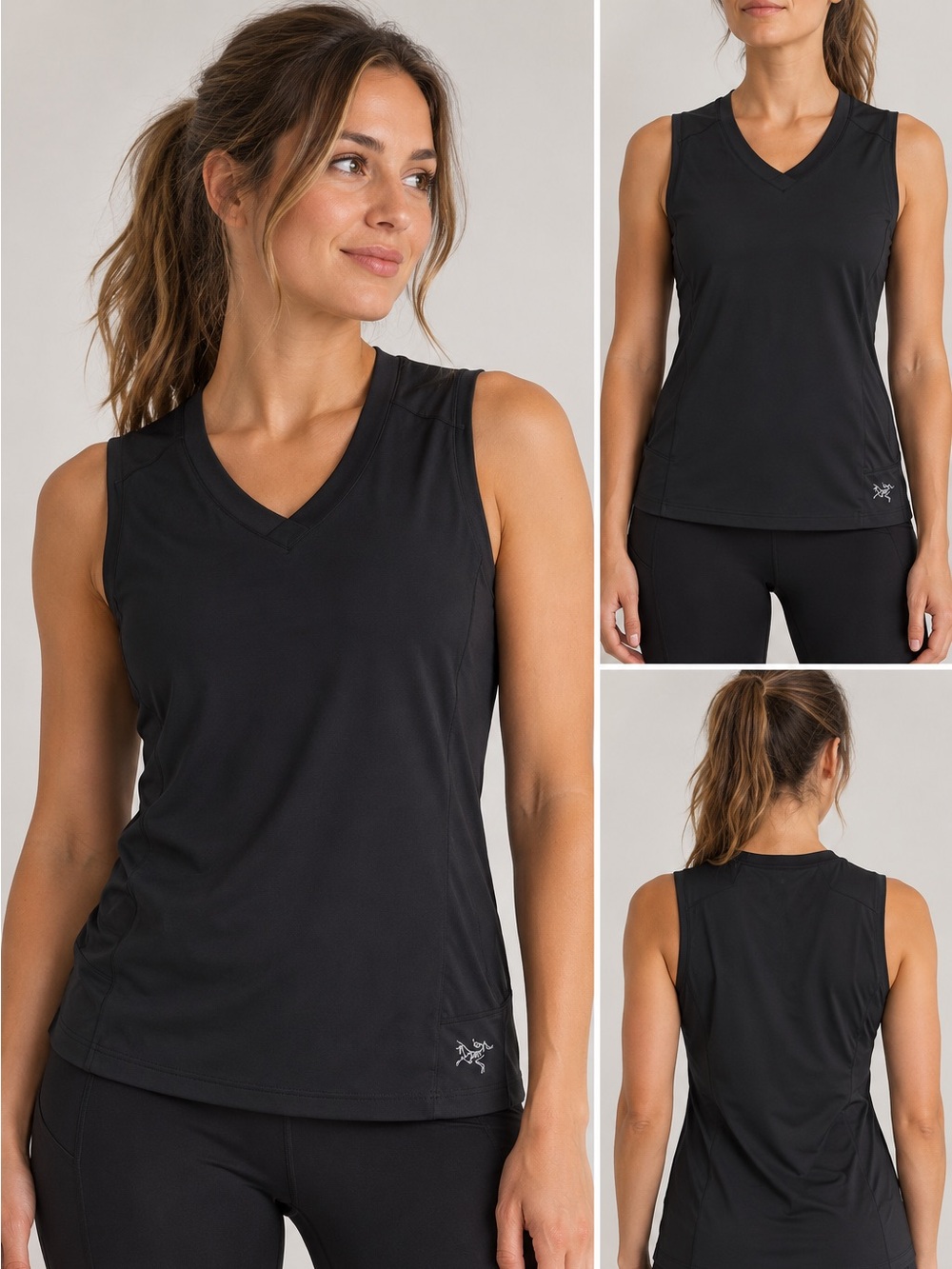 Arc’teryx Women’s Black Sleeveless M Tank